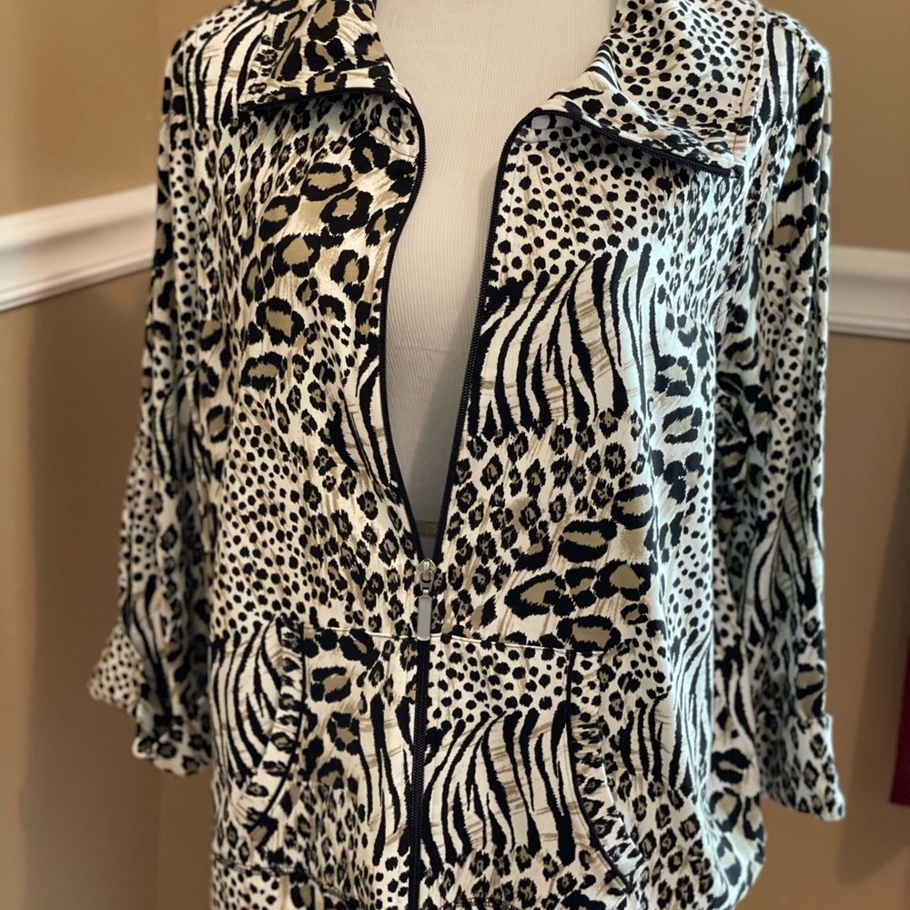 Kim Rogers Leopard Print Jacket